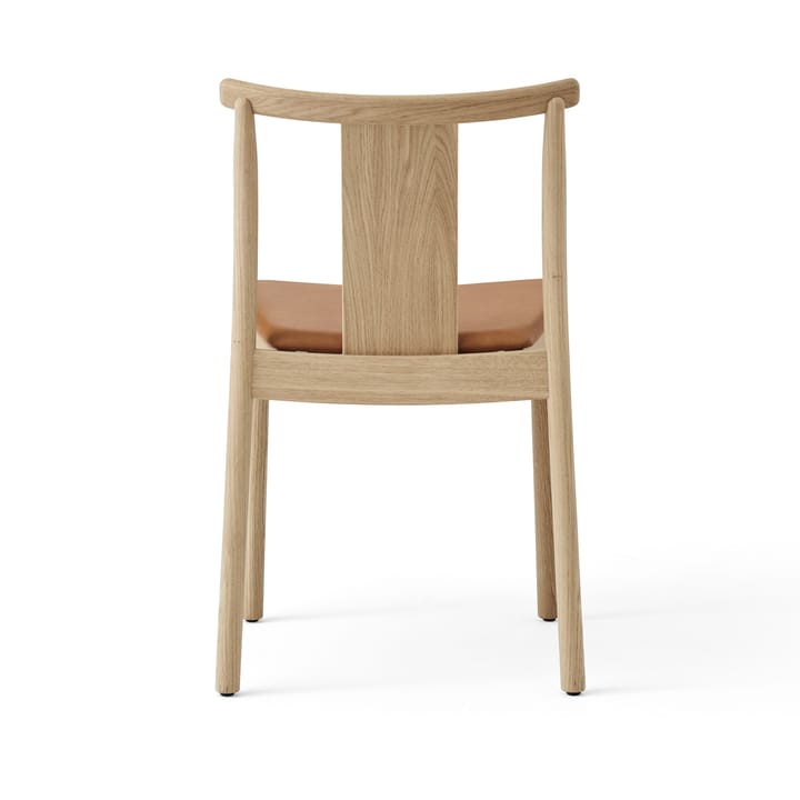 Merkur chair with cushion - Oak- Dakar 0250 cognac - Audo Copenhagen