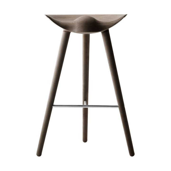 ML42 barstool 69 cm - Brown oiled oak-steel - Audo Copenhagen