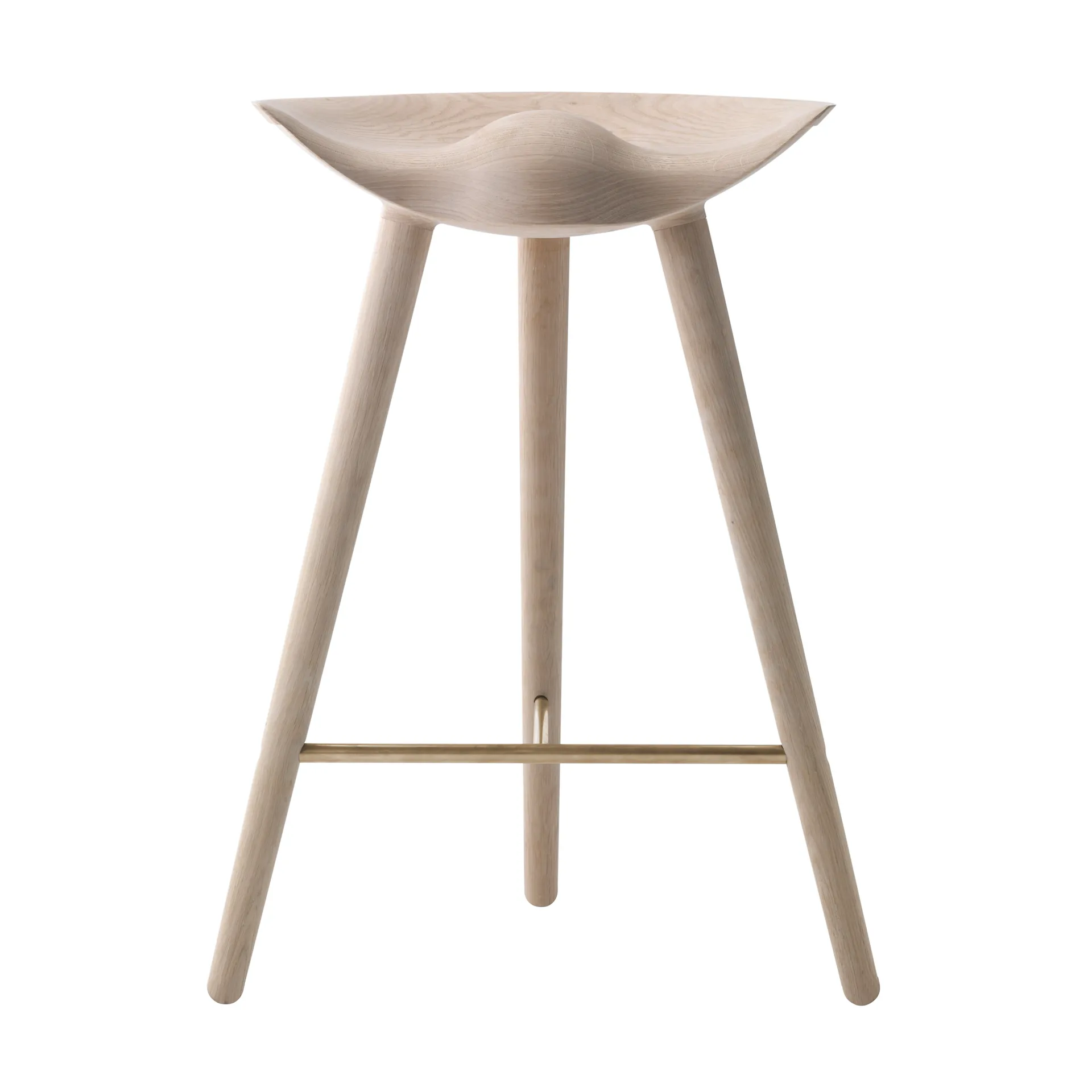 ML42 barstool 69 cm, Oak-steel Audo Copenhagen