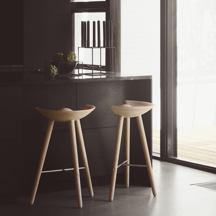 ML42 barstool 77 cm - Oak-steel - Audo Copenhagen