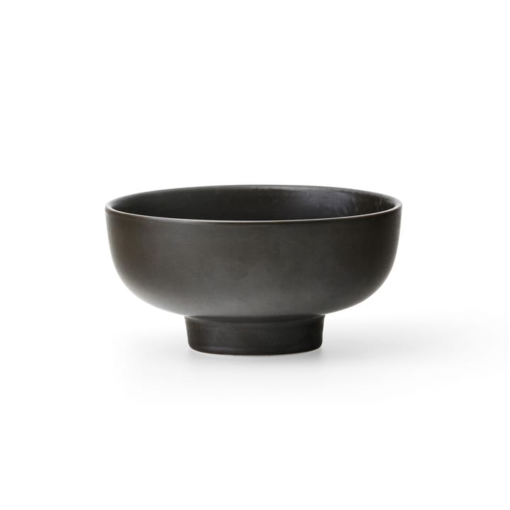 New Norm bowl on foot Ø12 cm - Dark glazed - Audo Copenhagen
