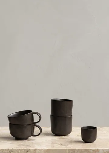 New Norm espresso cup 8.5 cl 2-pack - Dark glazed - Audo Copenhagen