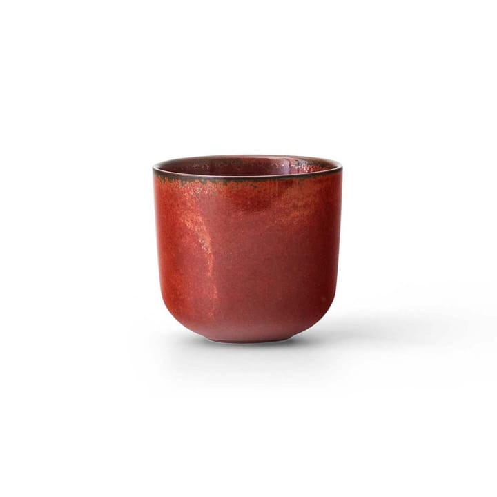 New Norm espresso cup 8.5 cl 2-pack, Red glazed Audo Copenhagen