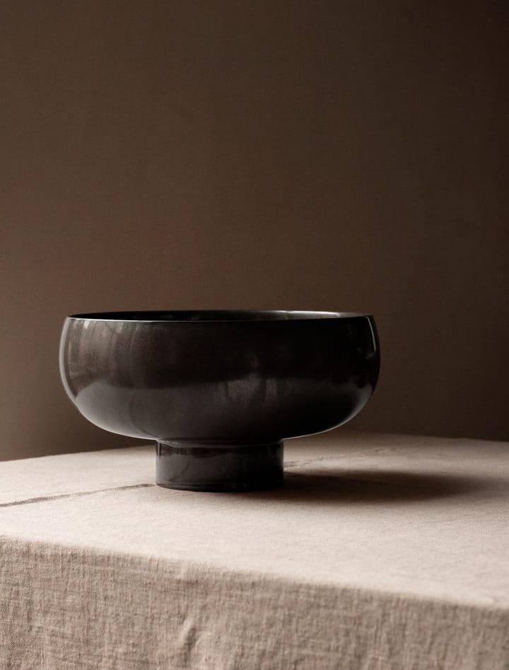 New Norm fruktbowl Ø25 cm, Dark glazed Audo Copenhagen