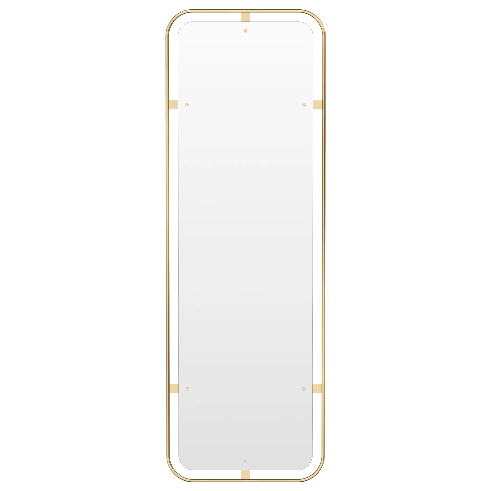 Nimbus mirror rectangular, Polished brass Audo Copenhagen