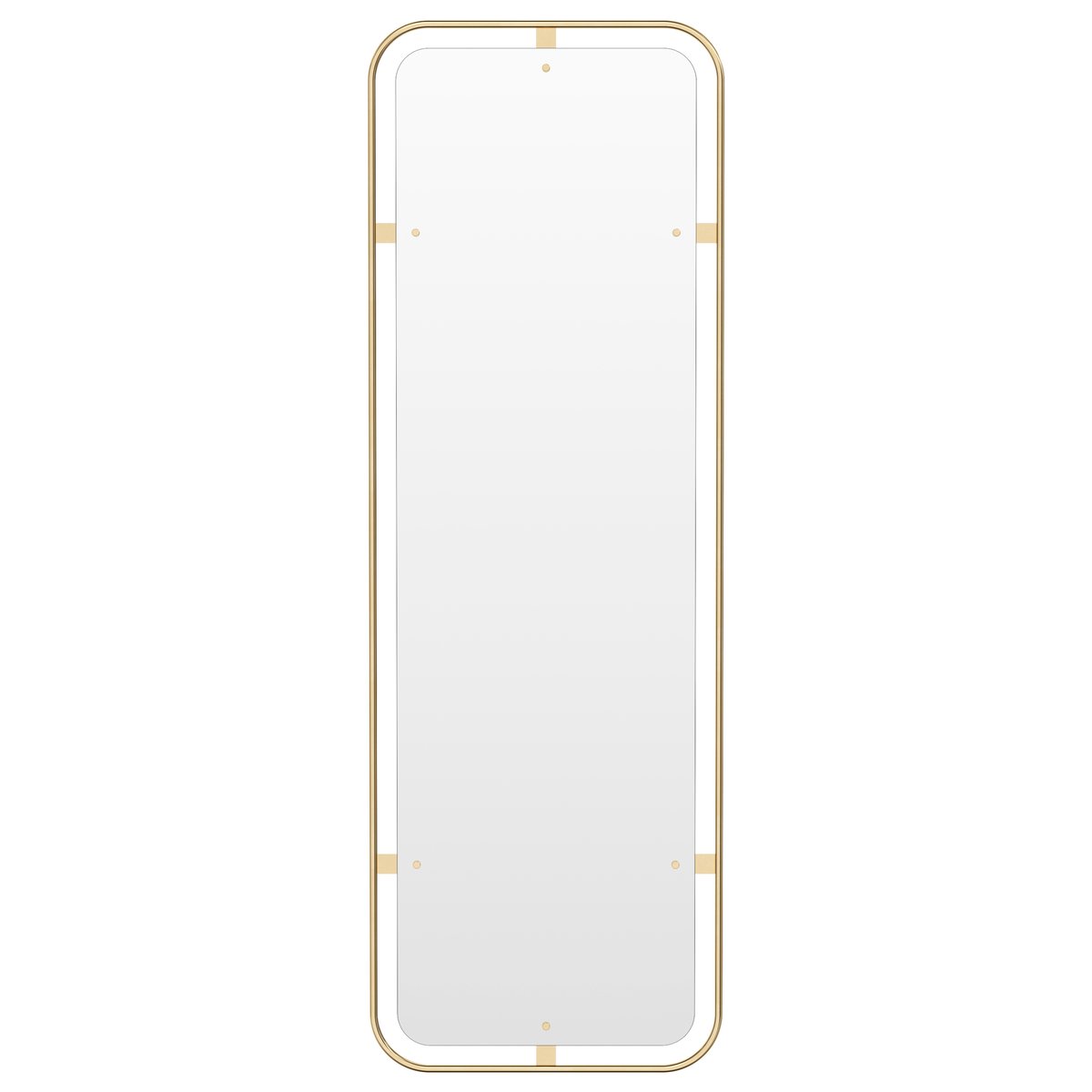 Audo Copenhagen Nimbus mirror rectangular Polished brass