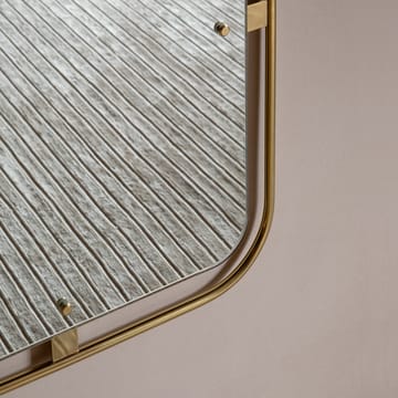 Nimbus mirror rectangular - Polished brass - Audo Copenhagen