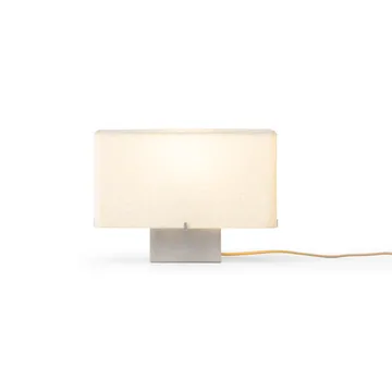 Nonna table lamp 24 cm - Brushed aluminium-sand - Audo Copenhagen
