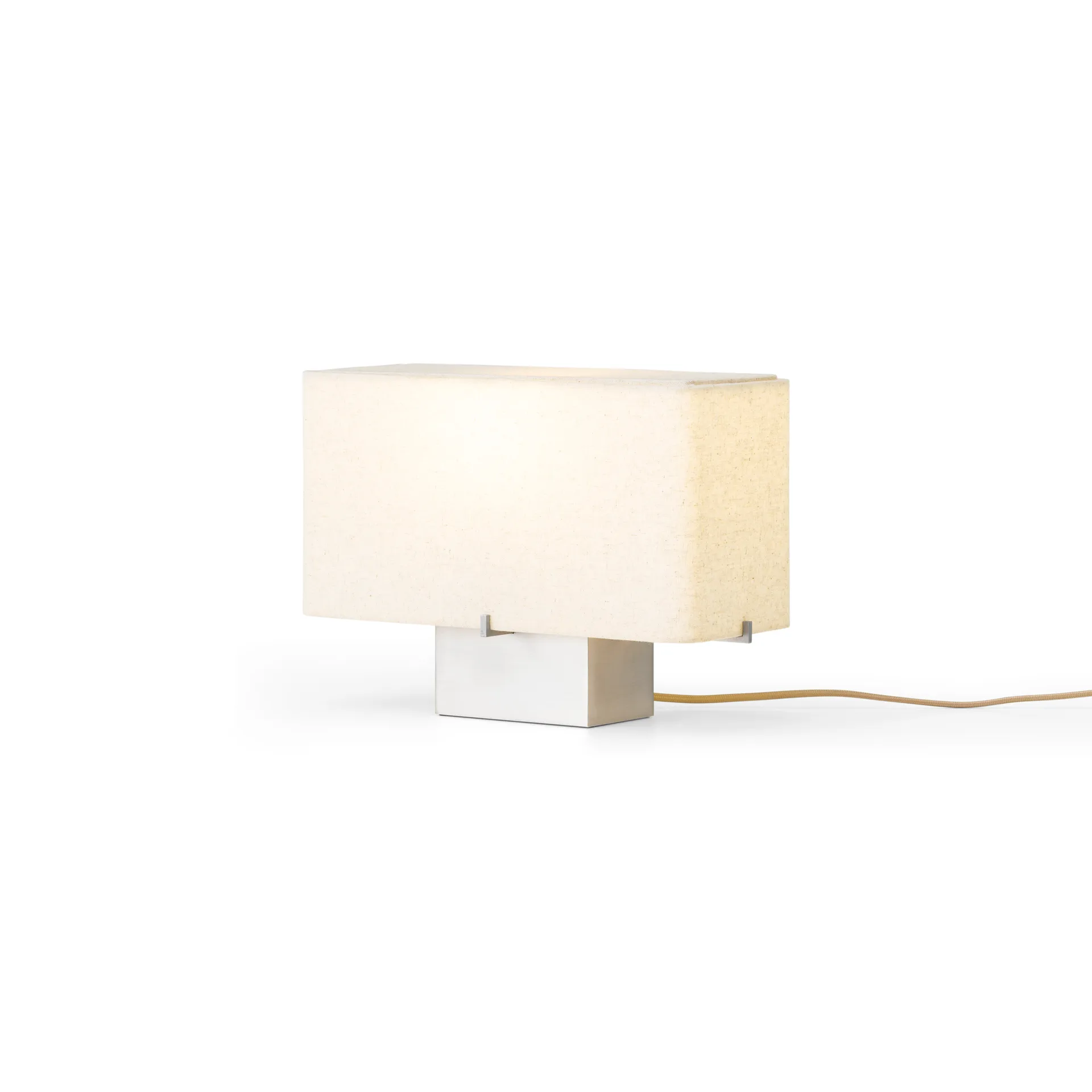 Nonna table lamp 24 cm, Brushed aluminium-sand Audo Copenhagen