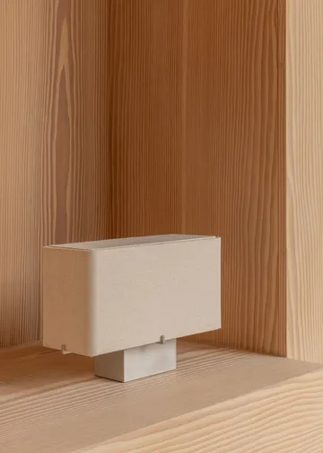 Nonna table lamp 24 cm - Brushed aluminium-sand - Audo Copenhagen