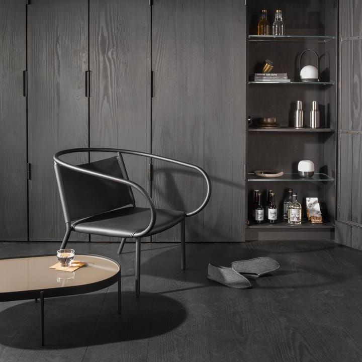 NoNo coffee table S 50x75 cm - black-beige - Audo Copenhagen