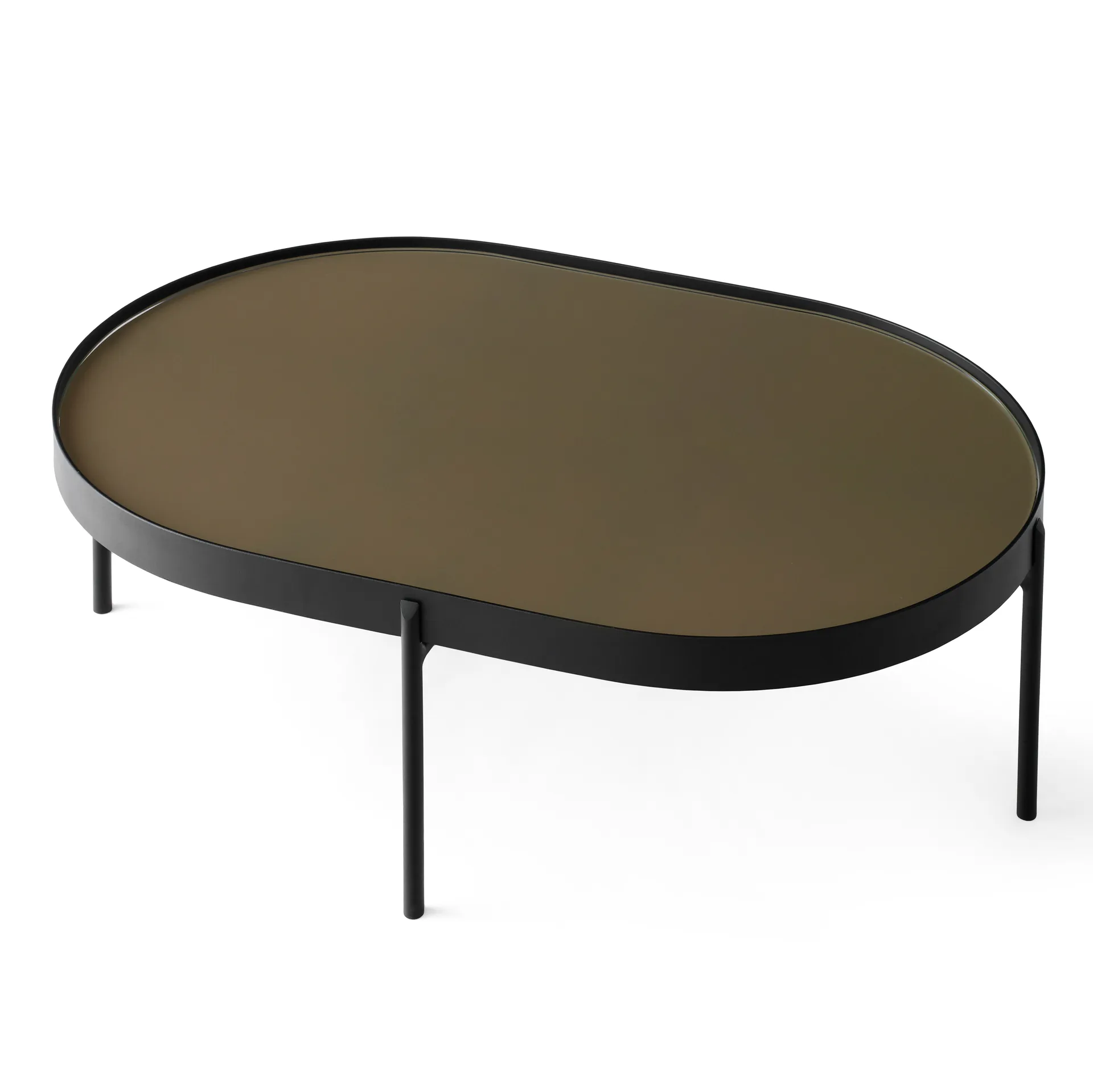 NoNo coffee tableL 59.5x96.5 cm, Black-brown Audo Copenhagen
