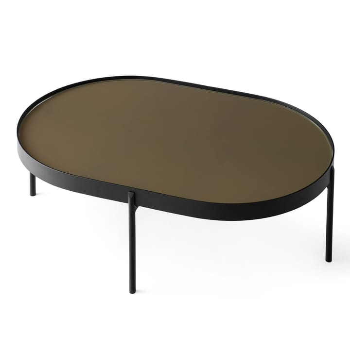 NoNo coffee tableL 59.5x96.5 cm - Black-brown - Audo Copenhagen