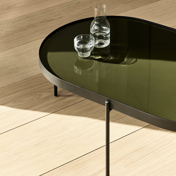 NoNo coffee tableL 59.5x96.5 cm - Black-dark green - Audo Copenhagen