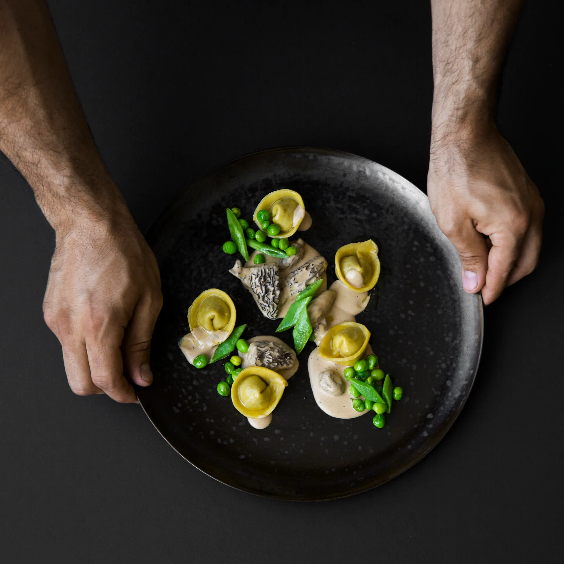 Norm plate Ø23 cm, Dark Glazed Audo Copenhagen