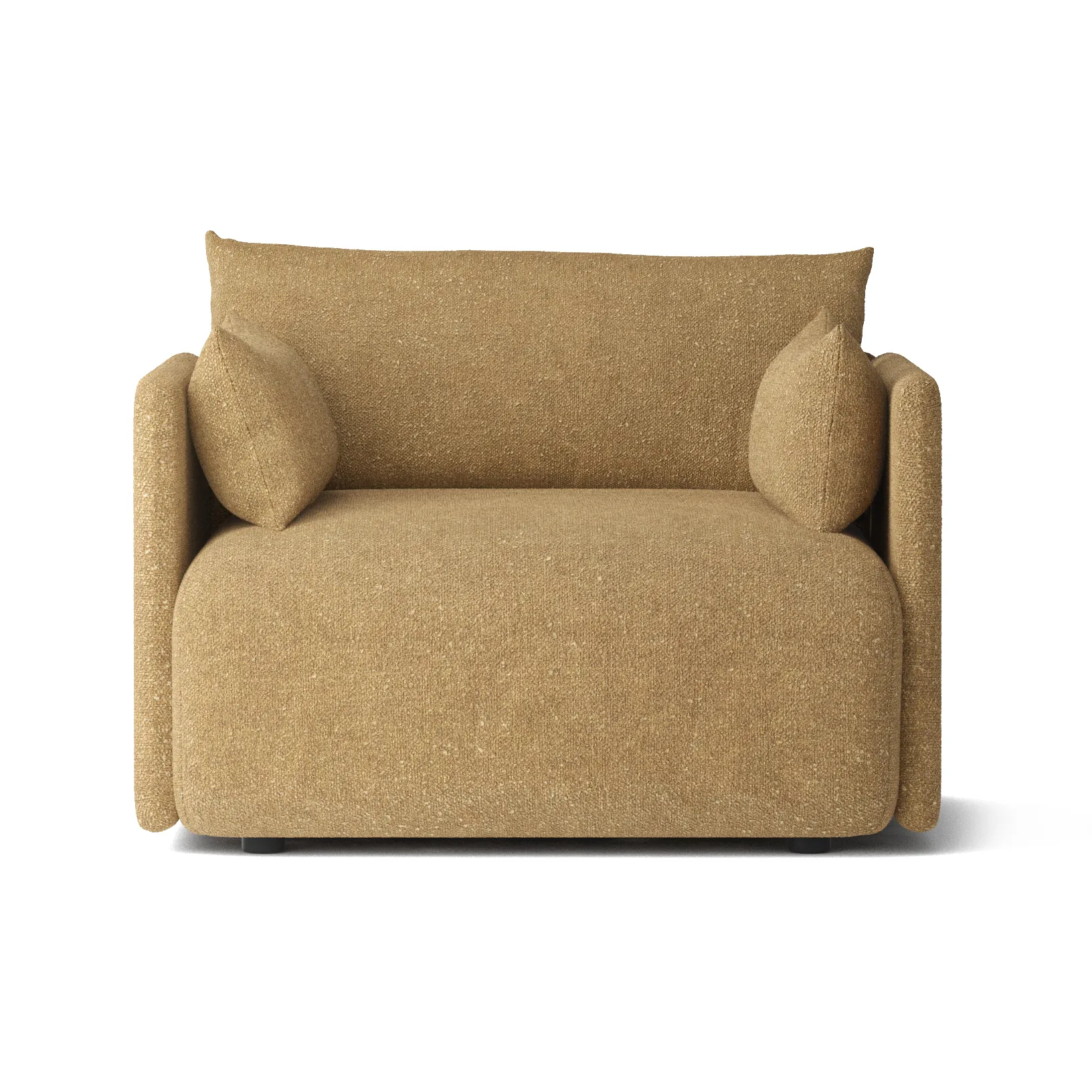 Offset arm chair, Audo Bouclé 06 Gold Audo Copenhagen