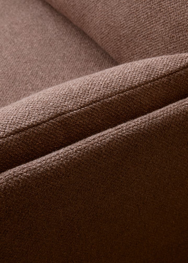 Offset sofa 2-seats - Audo Bouclé 08 Bordeaux - Audo Copenhagen