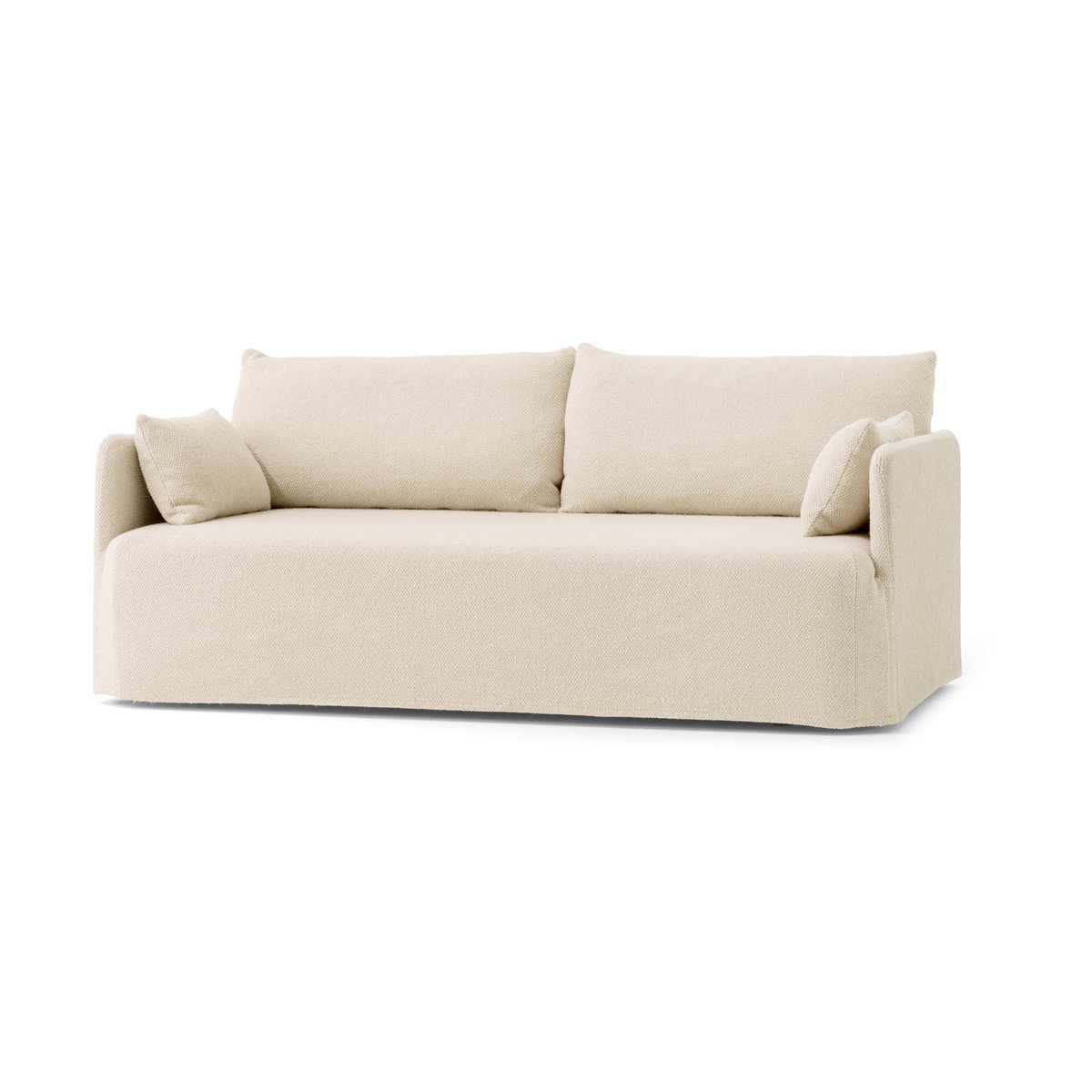 Audo Copenhagen Offset sofa 2-seats Logan Jasmine | Scandinavian Design | Sofas | White