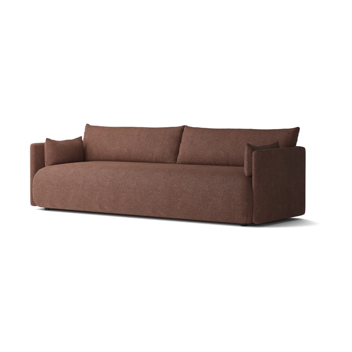 Offset sofa 3-seats - Audo Bouclé 08 Bordeaux - Audo Copenhagen