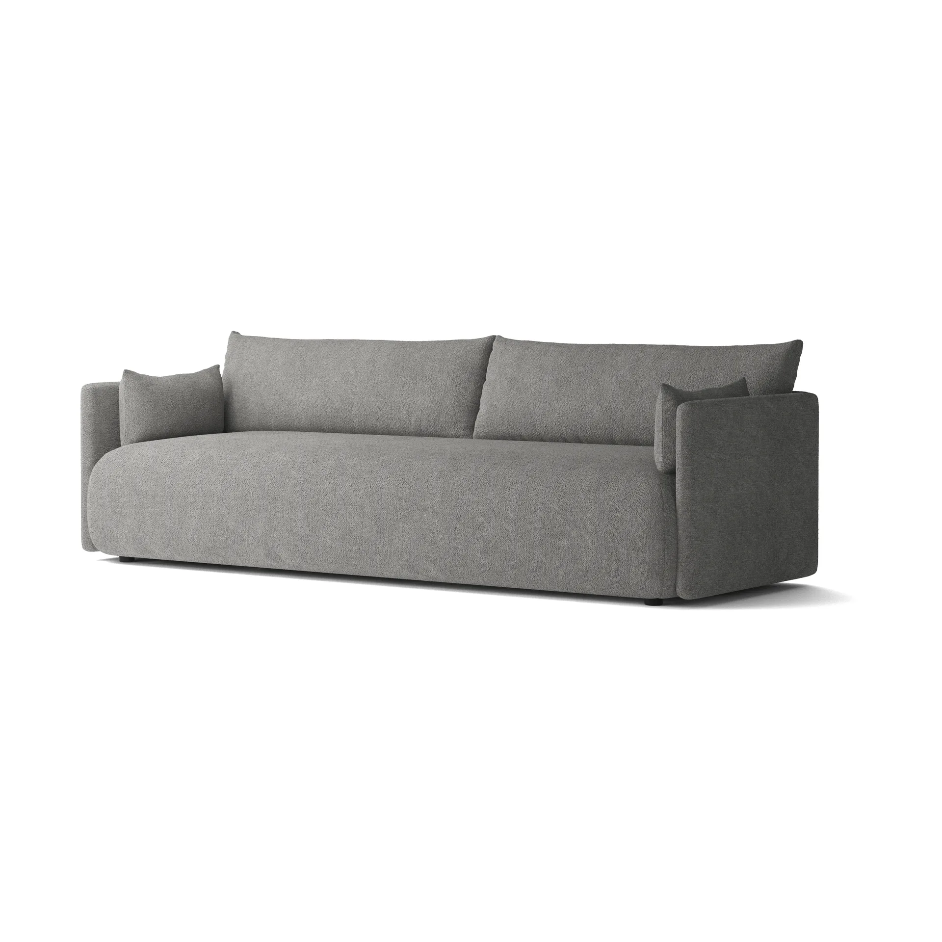 Offset sofa 3-seats, Audo Bouclé 16 Dark grey Audo Copenhagen