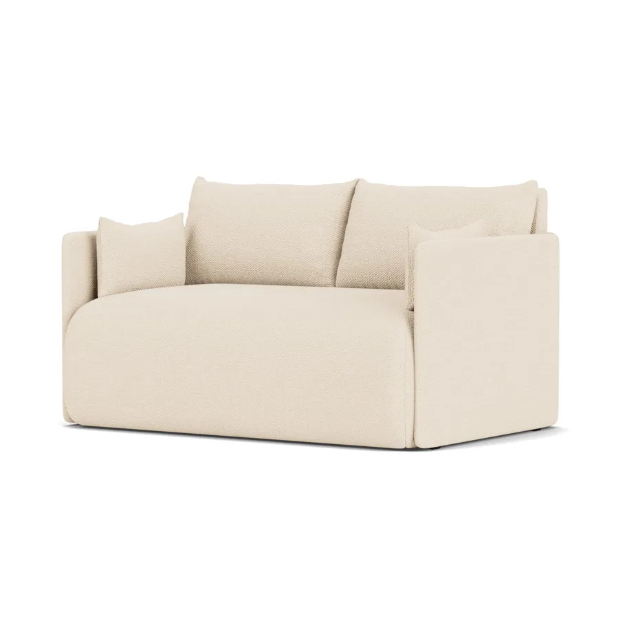 Audo Copenhagen Offset sofa bed 2 seater Logan jasmine