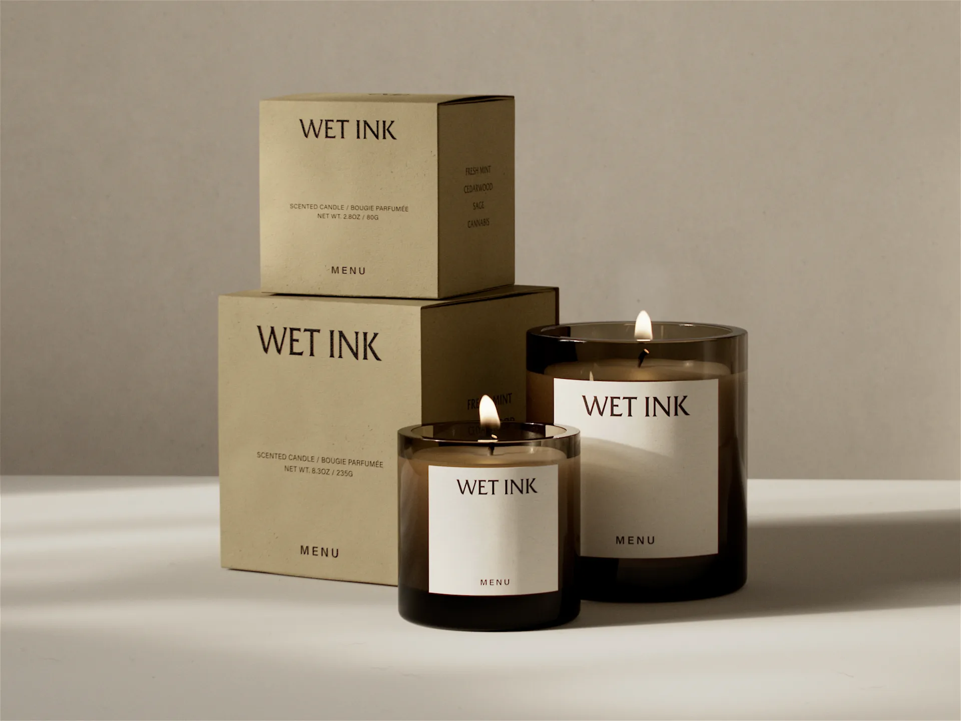 Olfacte scented Candle Wet Ink, 235 g Audo Copenhagen