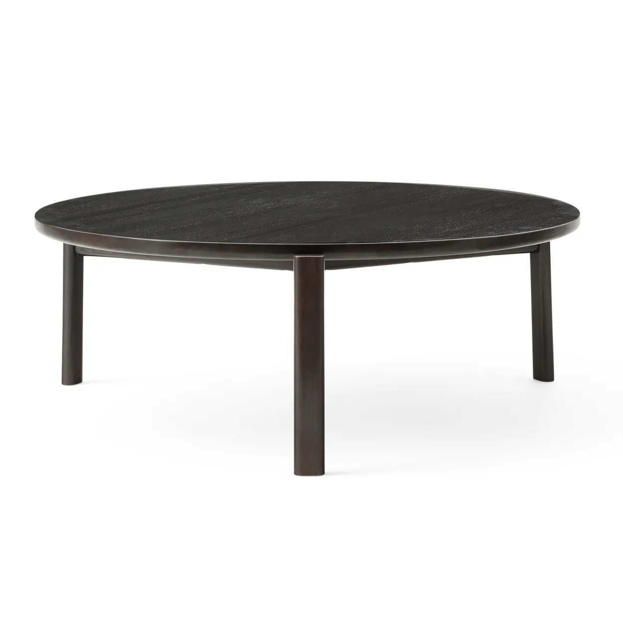 Audo Copenhagen Passage coffee table o90 cm Dark-coated oak