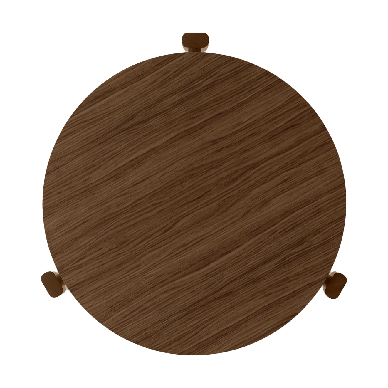 Passage coffee table, Dark stained oak, Ø50 cm Audo Copenhagen