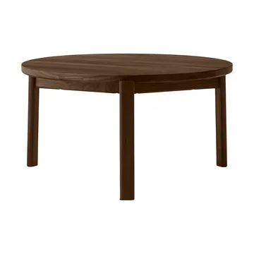 Passage coffee table - Dark-stained oak, Ø70 cm - Audo Copenhagen