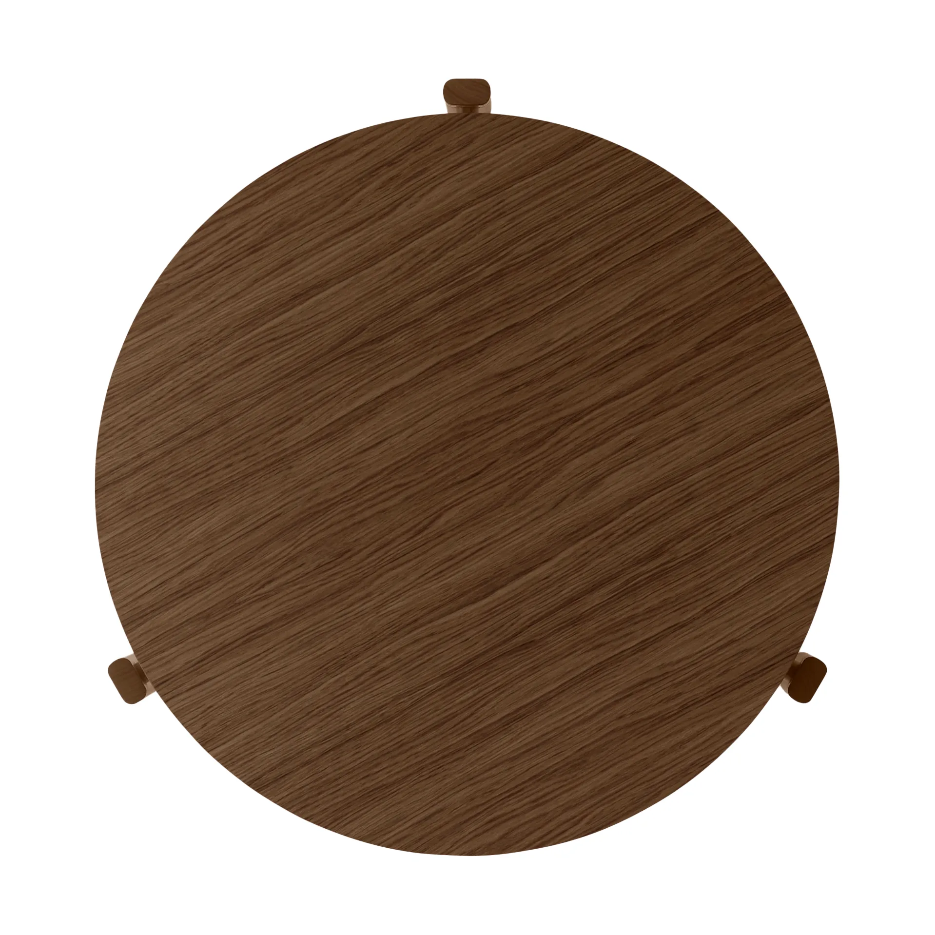 Passage coffee table, Dark-stained oak, Ø70 cm Audo Copenhagen