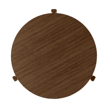 Passage coffee table - Dark-stained oak, Ø70 cm - Audo Copenhagen