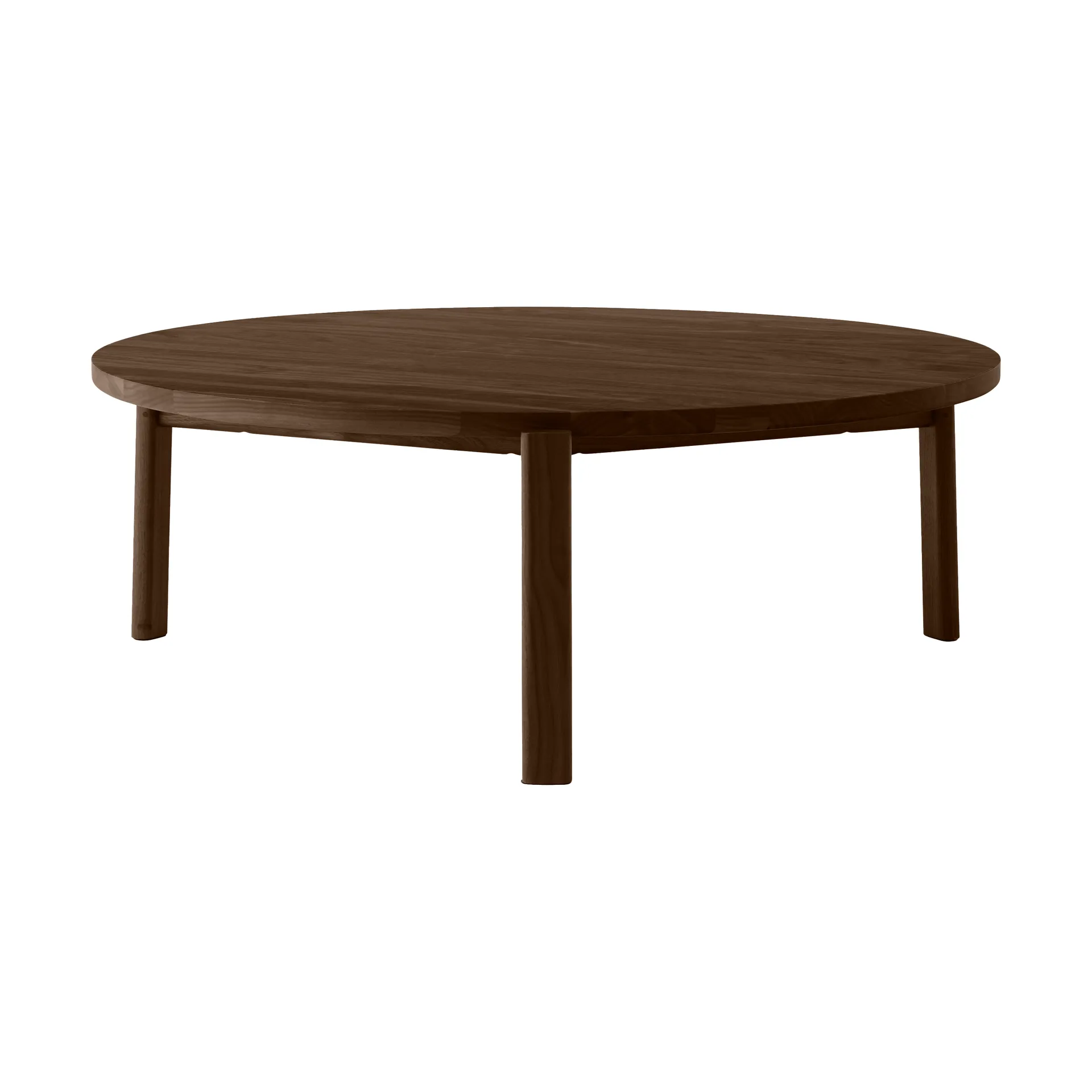 Passage coffee table, Dark stained oak, Ø90 cm Audo Copenhagen