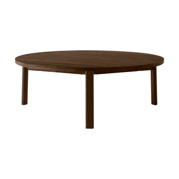 Passage coffee table - Dark stained oak, Ø90 cm - Audo Copenhagen