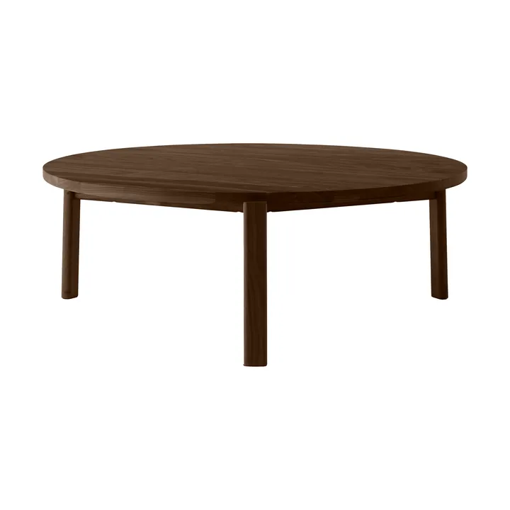 Passage coffee table - Dark stained oak, Ø90 cm - Audo Copenhagen