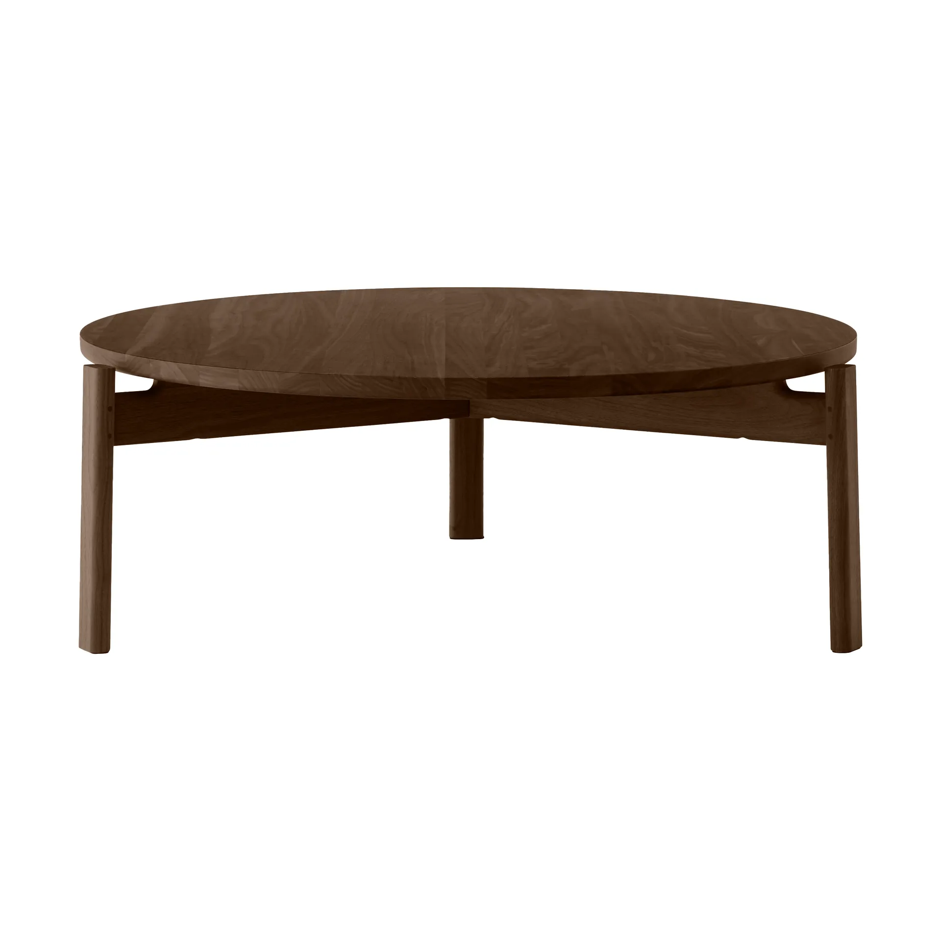 Passage coffee table, Dark stained oak, Ø90 cm Audo Copenhagen
