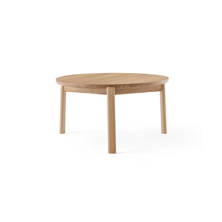 Passage coffee table - Oak, Ø70 cm - Audo Copenhagen