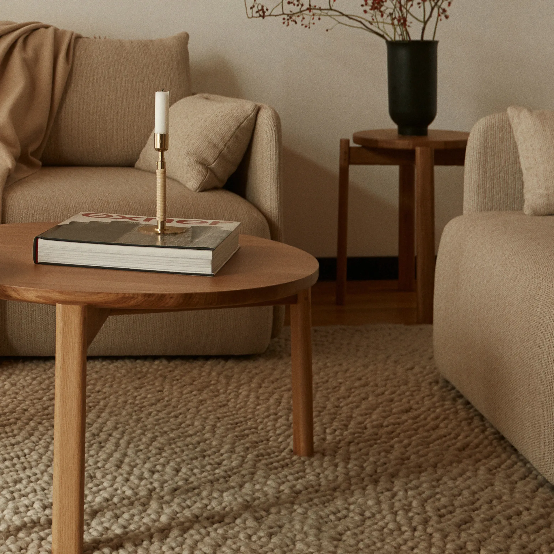 Passage coffee tableØ70 cm, Oak Audo Copenhagen