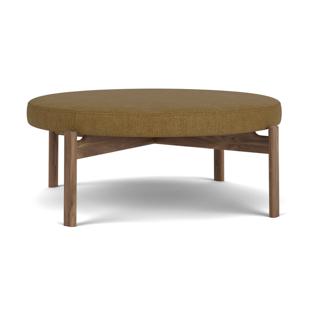 Audo Copenhagen Passage pouf o98,5 cm Walnut-Audo Bouclé 06