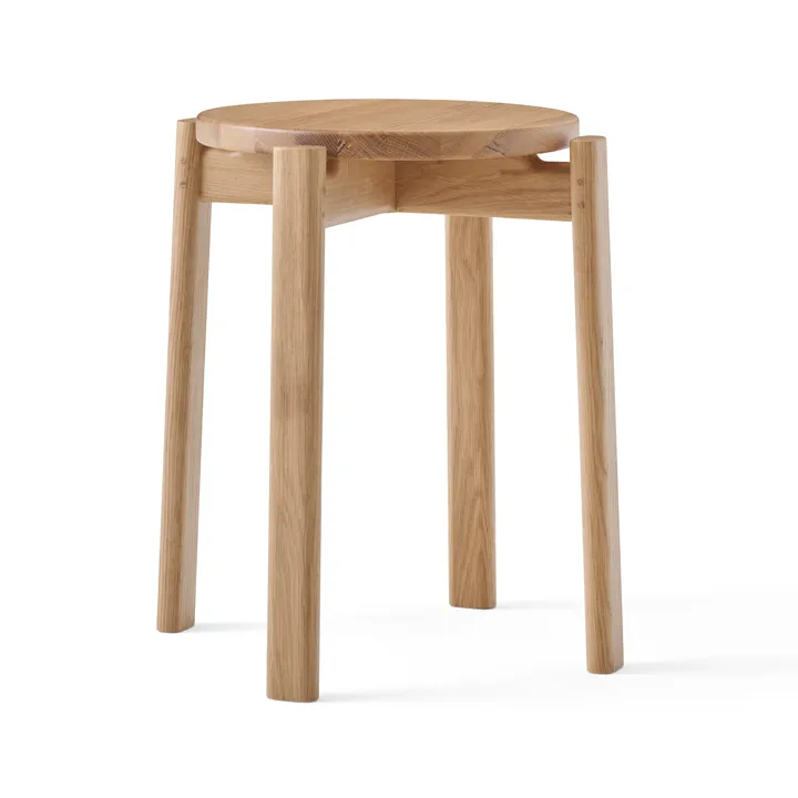 Passage round stool - Oak - Audo Copenhagen