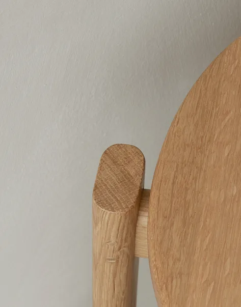 Passage round stool, Oak Audo Copenhagen
