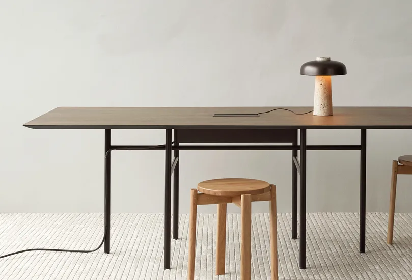 Passage round stool, Oak Audo Copenhagen