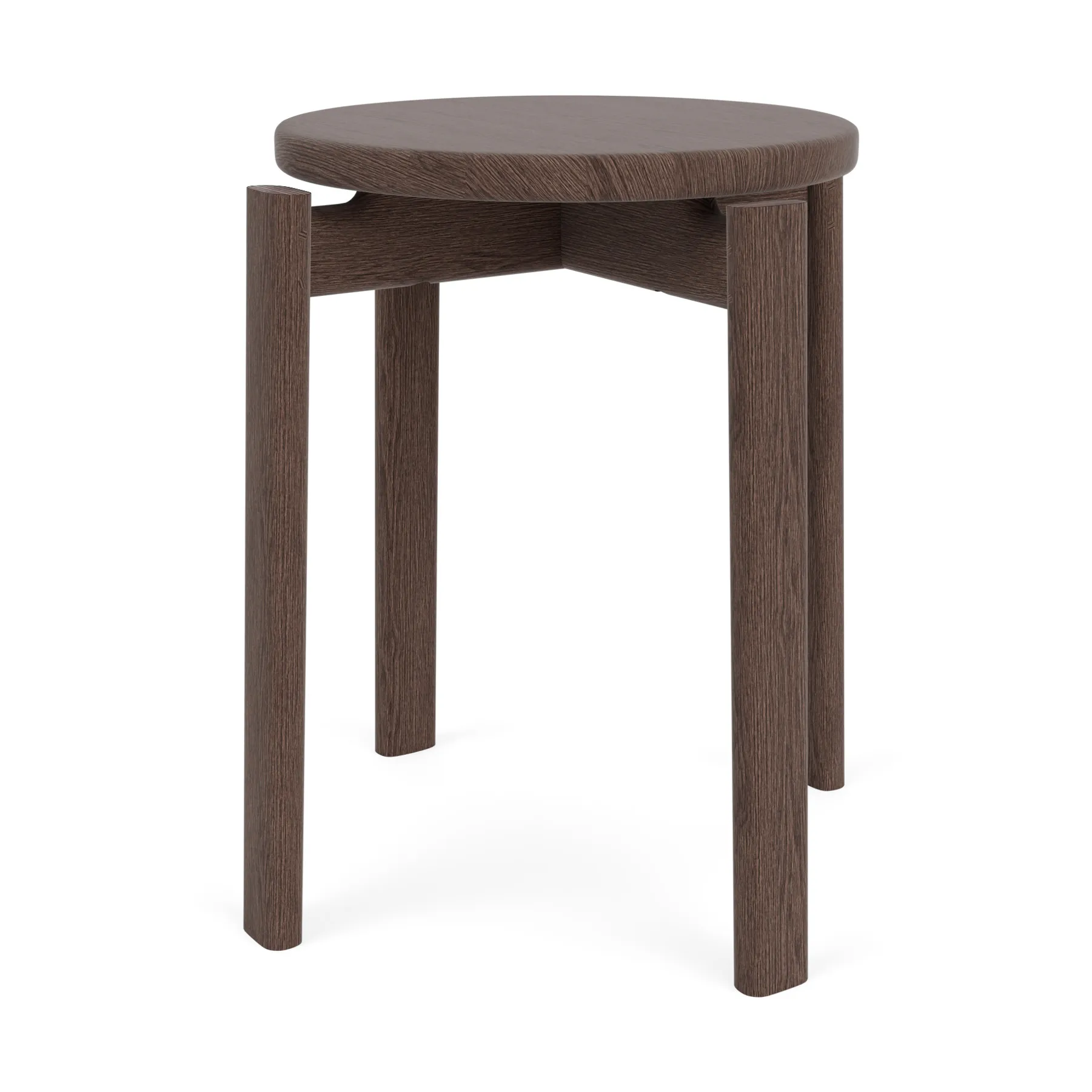Passage stool, Dark stained oak Audo Copenhagen