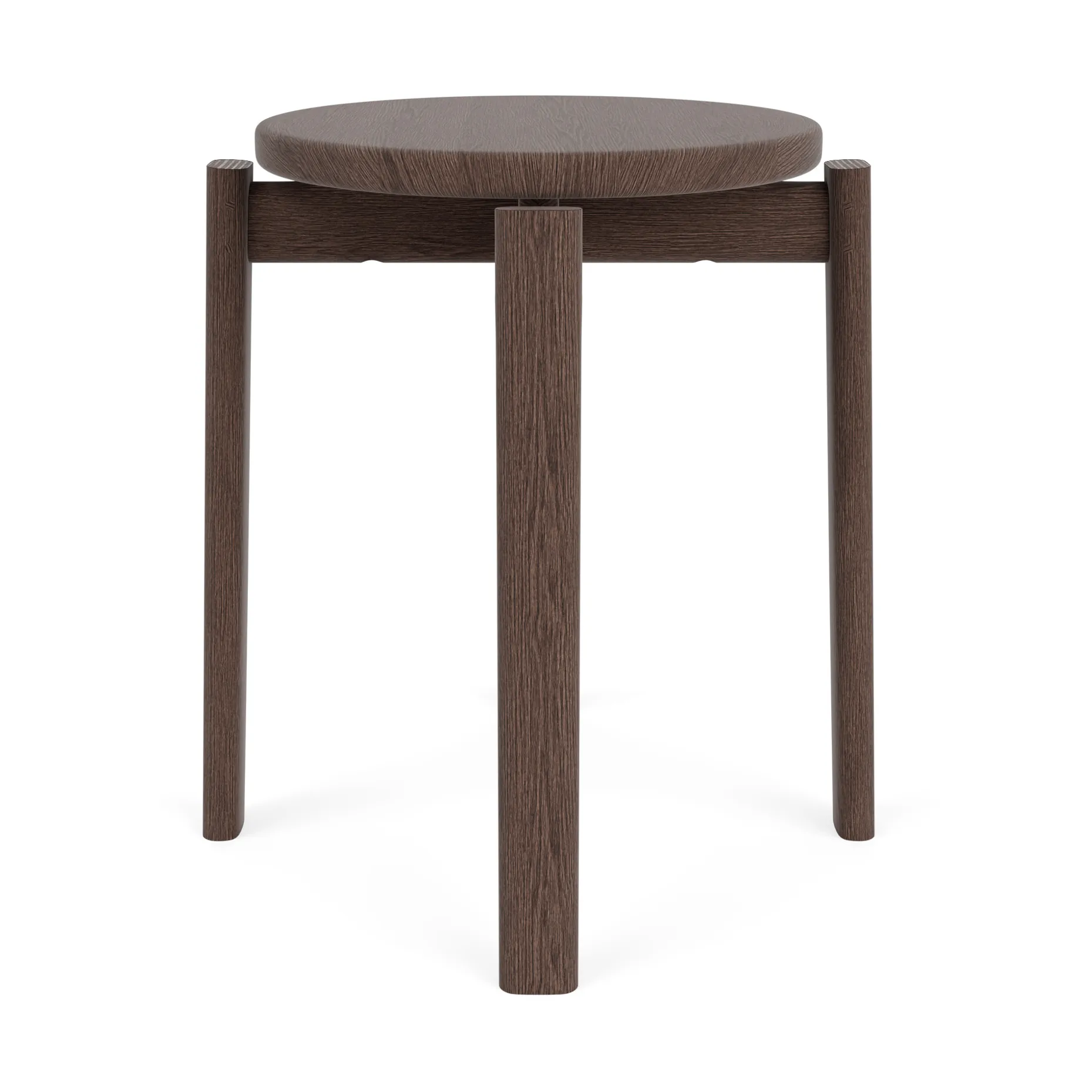 Passage stool, Dark stained oak Audo Copenhagen