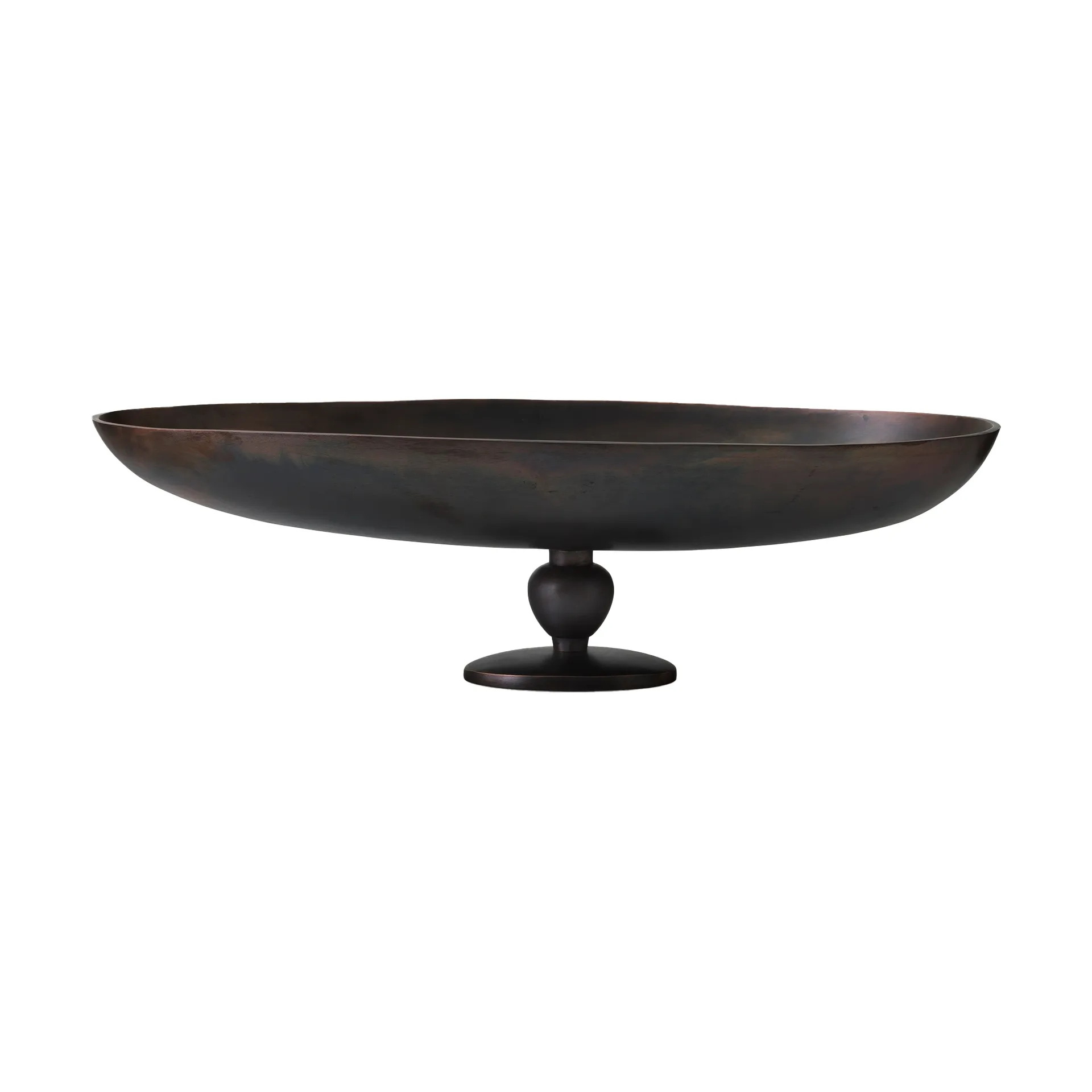 Pavot serving tray on foot, Brown Audo Copenhagen