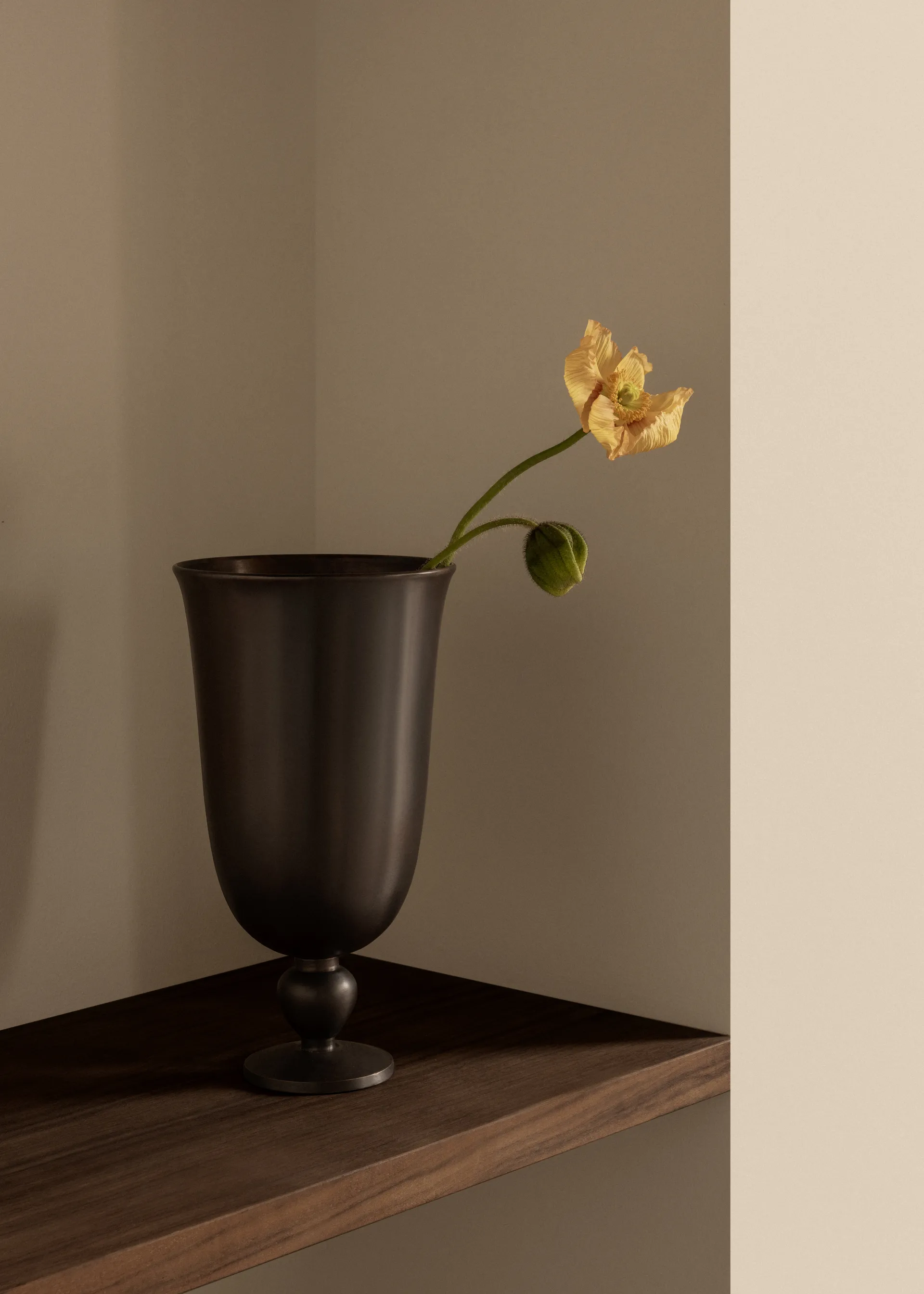 Pavot vase, Brown Audo Copenhagen
