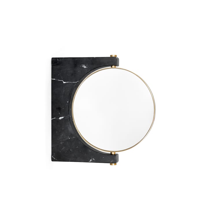 Pepe Marble mirror - Marble black, wall hung - Audo Copenhagen