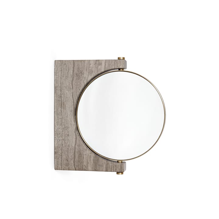 Pepe Marble mirror - Marble brown, wall hung - Audo Copenhagen