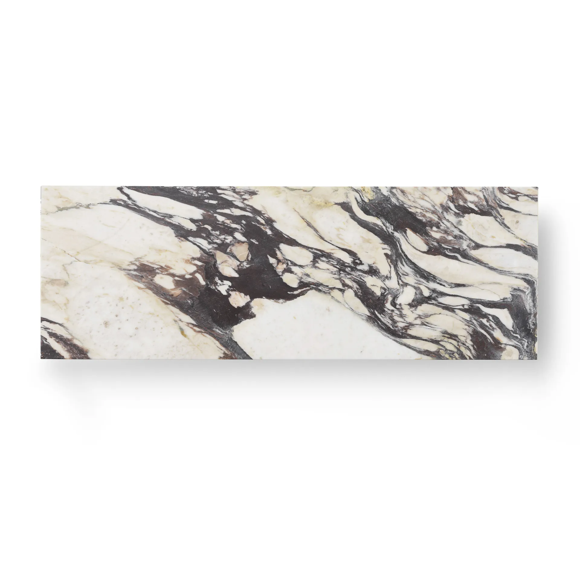 Plinth Bridge sidetable, Calacatta Viola Audo Copenhagen