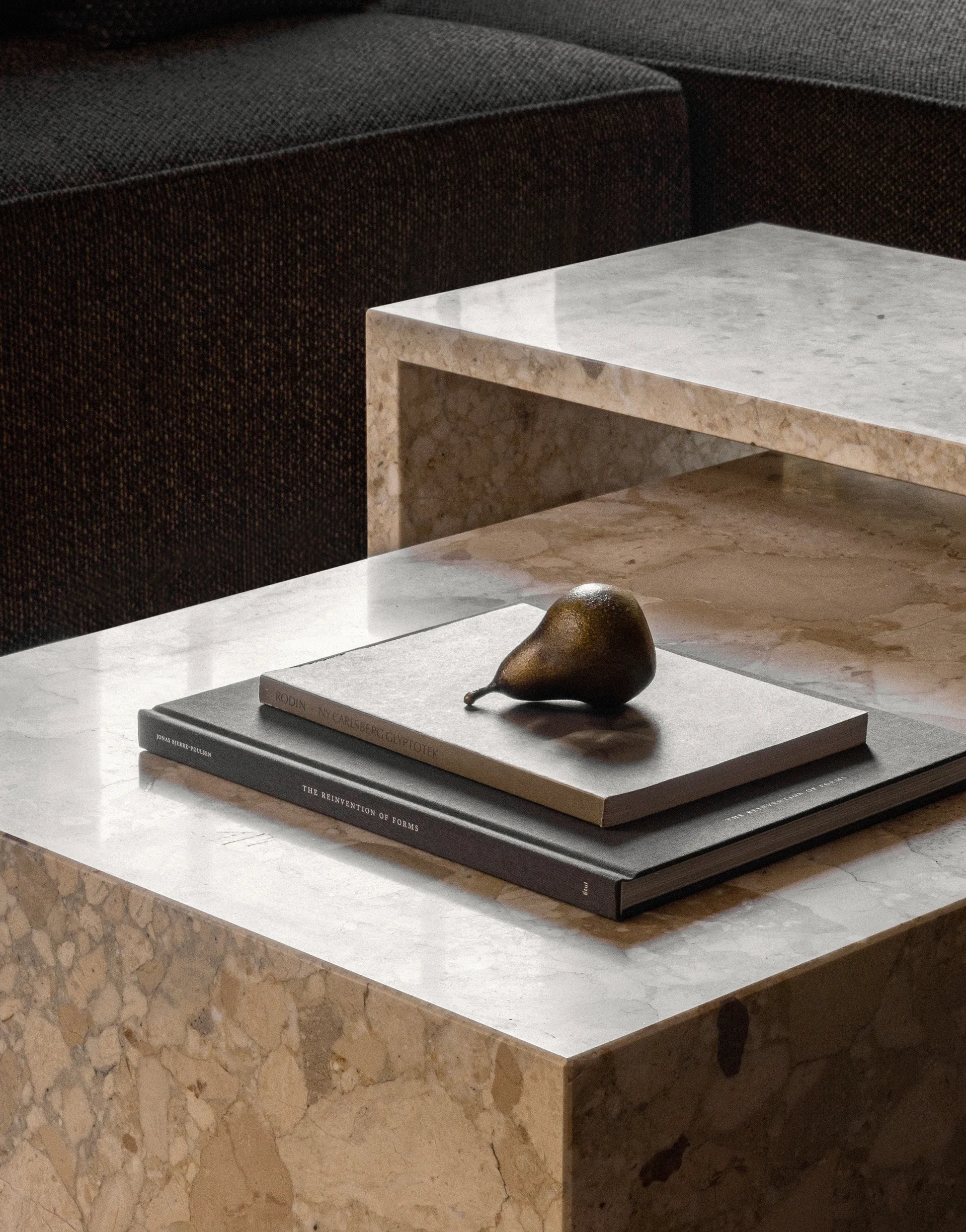Plinth Bridge sidetable, Kunis Breccia Audo Copenhagen