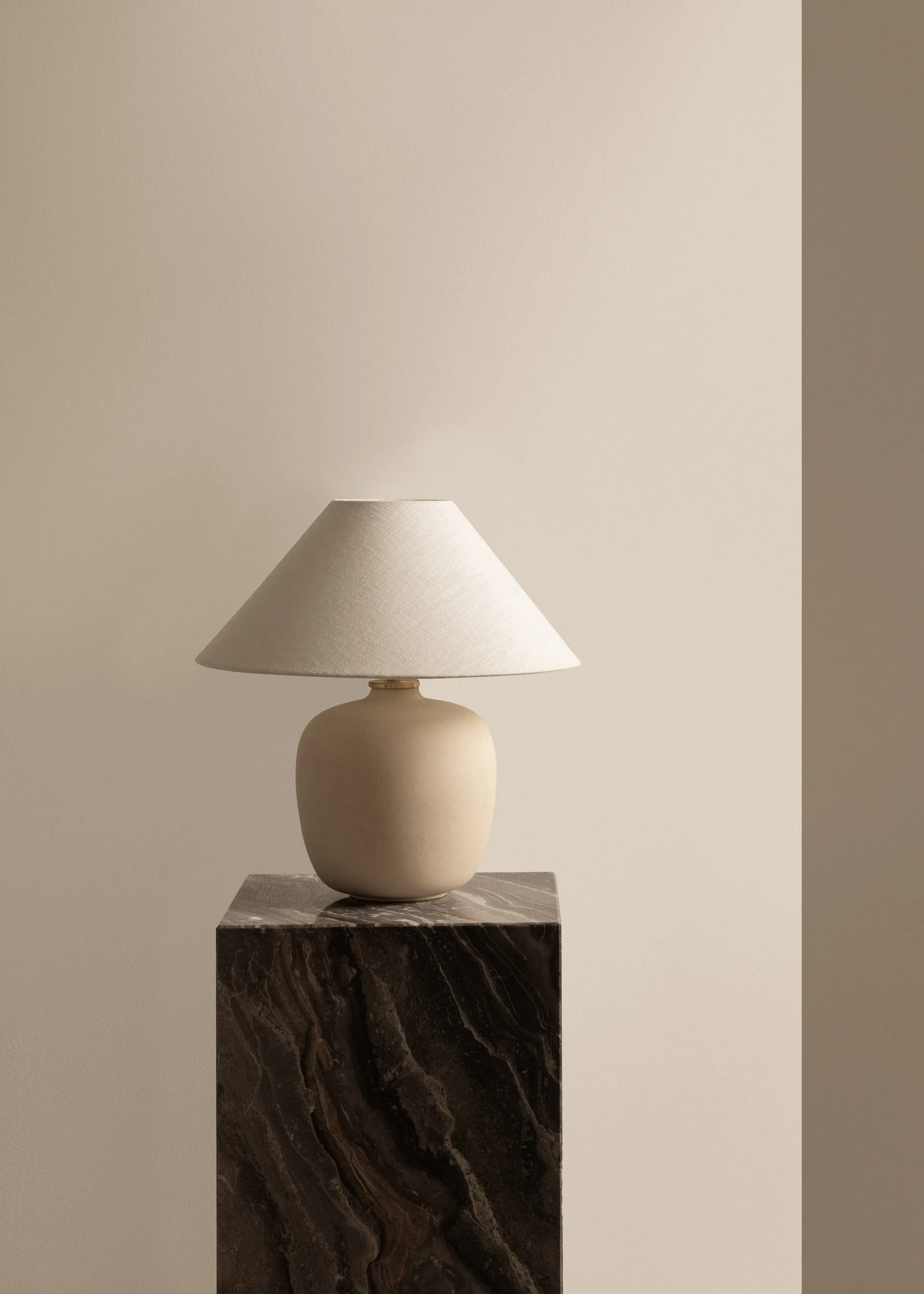 Plinth coffee table, Grey galaxy, cube Audo Copenhagen